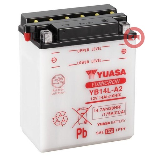 Batteria yuasa yb14l - yuasa, 12v